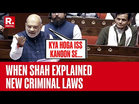 New Criminal Laws Take Effect: When Amit Shah Schooled Opposition On Need For New Criminal Laws