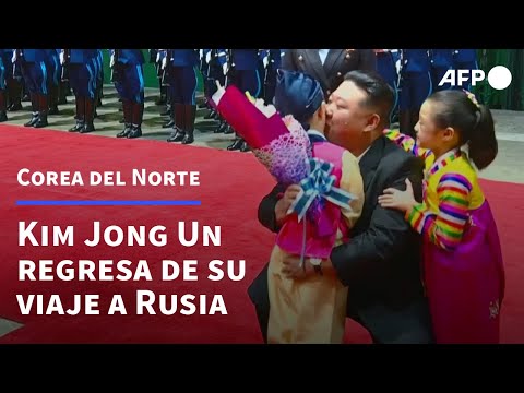 Kim Jong Un regresa a Pyongyang tras viaje a Rusia | AFP