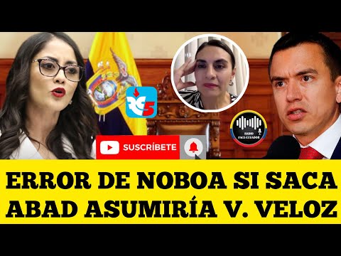 GOBIERNO DE NOBOA PODRÍA COMETER TREMENDO ERROR SI SACA ABAD QUIEN ASUMIRÍA SERÍA VELOZ NOTICIAS RFE