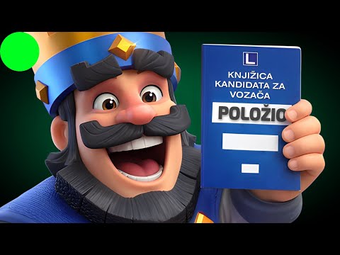 🟢 položio propise, sad clash royale :)