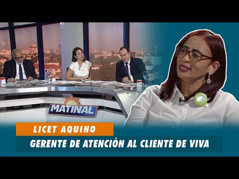 Licet Aquino, Gerente de atencion al cliente de VIVA | Matinal