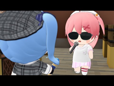 お前はめっちゃポンコツ！突然ディスり合いラップバトルが始まるすいちゃんとみこち【さくらみこ/星街すいせい/ホロライブ切り抜き】【3Dアニメ】