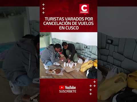 PROTESTAS EN PERÚ: Turistas varados por cancelación de vuelos en CUSCO | #shorts