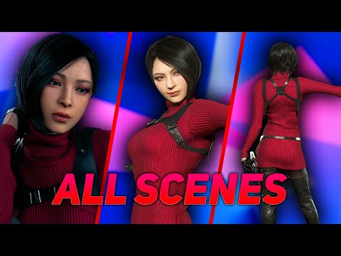 All Ada Wong Cut-Scenes - Resident Evil 4 Remake [PC 4K MAX]