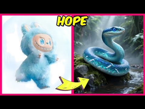 🧸 ALL LABUBU CHARACTERS AS SNAKES 🐍 And Their Favorite Snack, Drinks & More! I Love, Happiness
