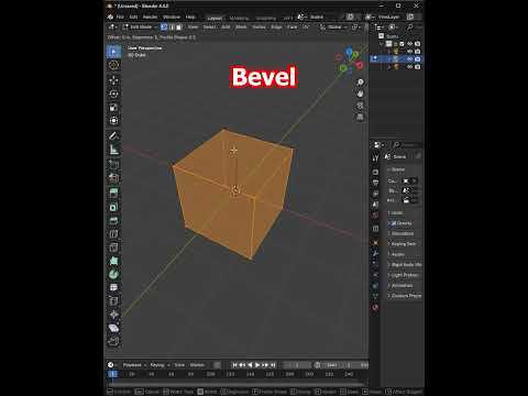 Learn Bevel & Extrude in Blender Quick Tips