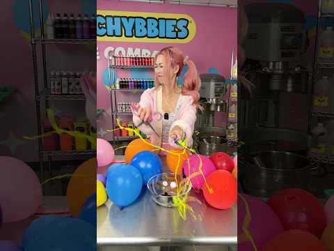 Don't Pop the Wrong Balloon Slime Challenge
