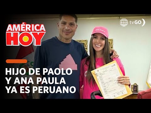 América Hoy: Hijo de Paolo Guerrero y Ana Paula recibe la nacionalidad peruana (HOY)