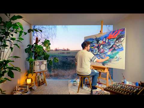 The Joy of Painting (in Denmark) 🎨 🏞️