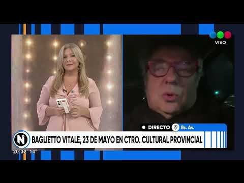 Baglieto-Vitale: 27 de mayo en el Centro Cultiral Provincial