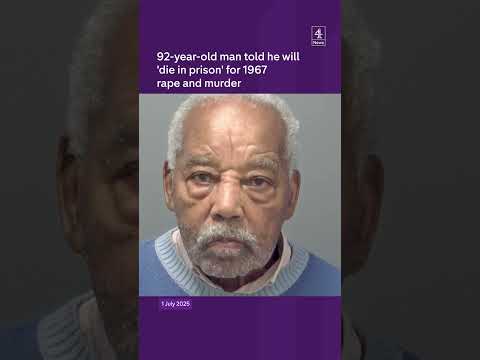 92-year-old man told he will 'die in prison' for 1967 rape and murder