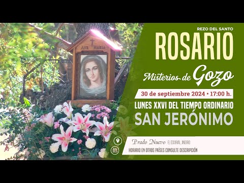 SANTO ROSARIO de hoy Lunes (Misterios Gozosos) en DIRECTO desde PRADO NUEVO a las 17:00 h.