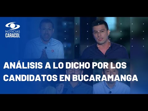 La Silla Vacía analiza el debate con candidatos a la Alcaldía de Bucaramanga: ¿hubo mentiras?