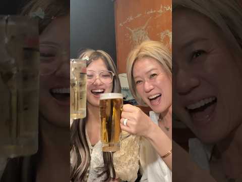 20歳になった娘と母娘で初呑み初乾杯！！娘は酒呑みになるかもしれませんw