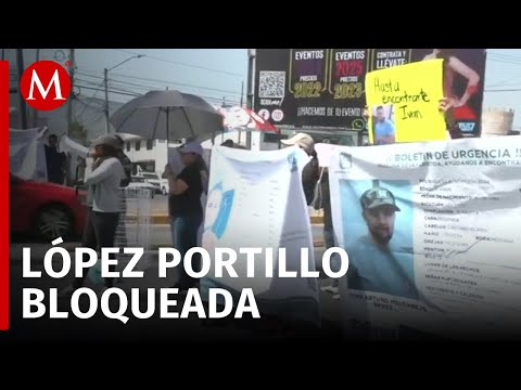 Bloquean Av. López Portillo para exigir búsqueda de Iván Melgarejo