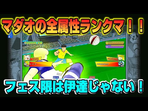 キャプテン翼たたかえドリームチーム vol.163 マダオの全属性ランクマ！！フェス限は伊達じゃない！！