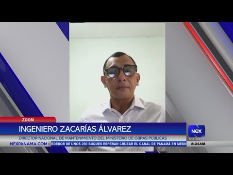 Ing. Zacarías Álvarez se refiere a los trabajos de mantenimiento entregados por el MOP