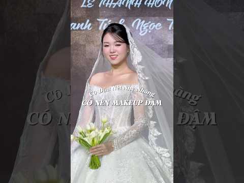 Tone makeup cho cô dâu nét nhẹ nhàng 💐 #nynguyenmakeup #shorts
