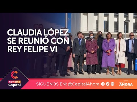 Claudia López sostuvo audiencia con el Rey Felipe VI de España