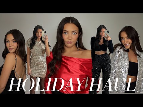 Video: HOLIDAY FASHION HAUL 🤩 festive & sparkly pieces to wear this szn