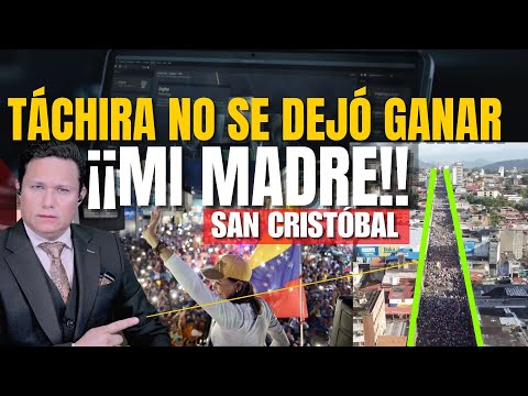 LOS GOCHOS NO DEJARON ¡¡PA NADIE!! EN SAN CRISTÓBAL JUNTO MARIA CORINA