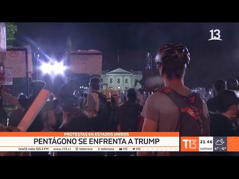 Pentágono se opone a la idea de Trump de sacar militares a las calles para contener protestas