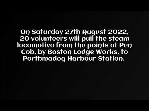 Volunteers to pull Mountaineer steam locomotive across Cob to Porthmadog