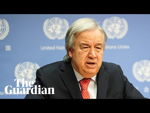 Gaza is becoming a 'graveyard for children', says António Guterres