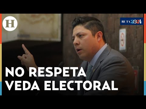 Gobernador de San Luis, Ricardo Gallardo, continúa con promoción de candidatos pese a veda electoral