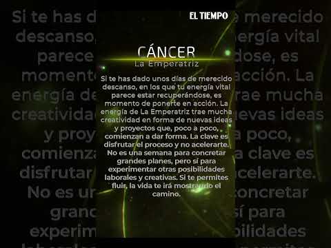 Horóscopo de Cáncer del 6 al 12 de Octubre: ¿Qué dice su signo zodiacal? | El Tiempo