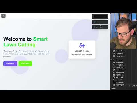 Prototyping a no code website builder