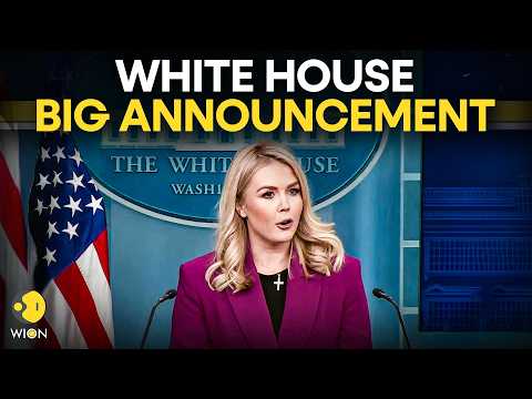 White House LIVE: White House Press Secretary Karoline Leavitt Briefs Reporters | WION Live