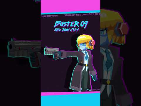 Buster09 from Neo Junk City - Lowpoly showcase #lowpoly #retro #animation #rpg #gaming