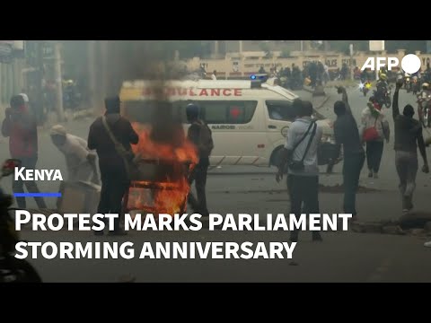 Kenyan protestors set-up road-blocks against police in Nairobi | AFP