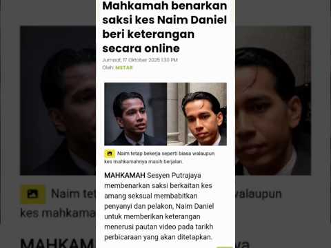 Info Selebriti.|Saksi Beri Keterangan Cara Online.