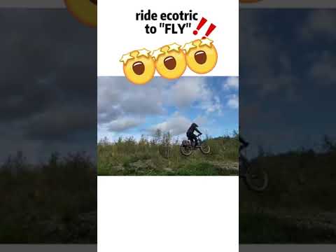 Ride ecotric ebike to “fly”😲🔥#shorts  #ebike