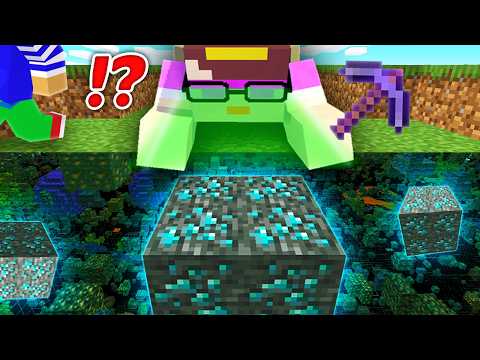 ダイヤ鉱石が丸見えのメガネ拾ったらおかんはズルするのか?【まいくら / マインクラフト】