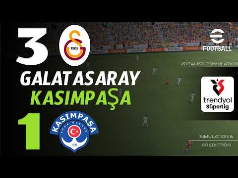 🔴 GALATASARAY KASIMPAŞA | MAÇ ÖZETİ VE GOLLER 🔥 | Türkiye Süper <strong>Lig</strong> 2026/27 | eFootball Simülasyonu