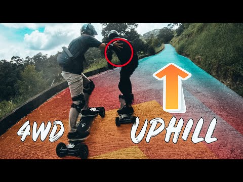 The True Power of Acedeck Ares X1 4WD - Uphill and Range Test | ft. Exway Atlas and Meepo Hurricane