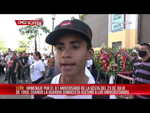 Conmemoran en León el Día Nacional del Estudiante – Nicaragua