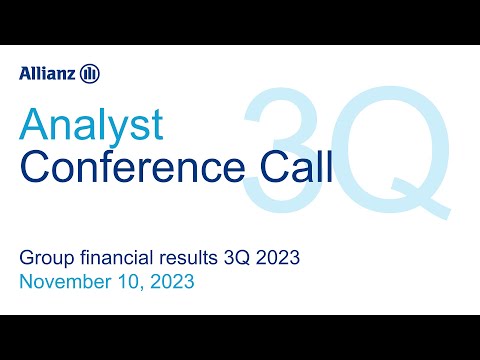 Allianz Financial Results 3Q 2023: Analyst Call