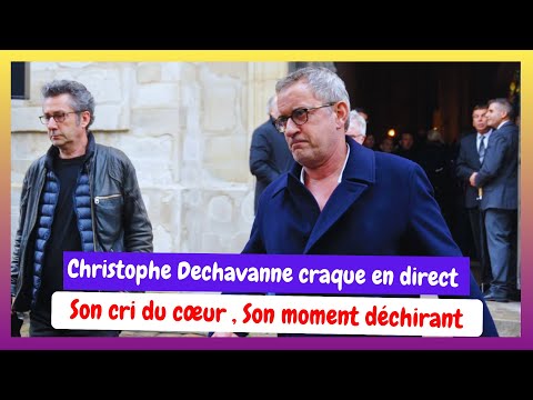 Christophe Dechavanne en deuil de son fils : Son moment de?chirant en direct