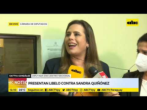 Juicio político a Sandra Quiñónez:“Estamos convencidos de que los votos están”