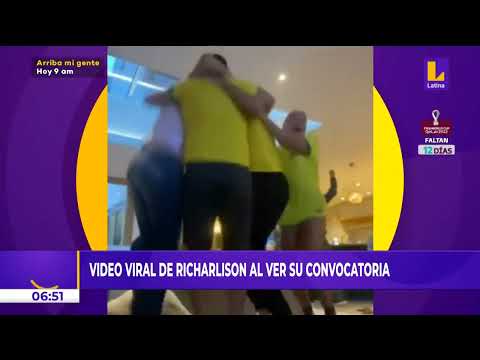 Video de Richarlison se hace viral por curiosa celebración al saber de su convocatoria al mundial