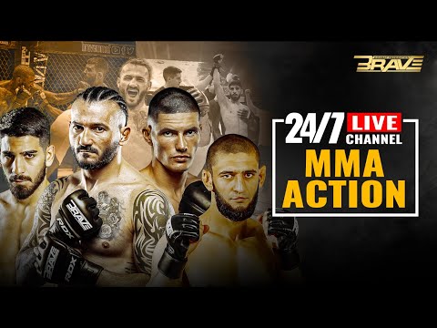 🔴 LIVE NOW: BRAVE CF 24/7 MMA Marathon | Non-Stop Fights & Exclusive Action!
