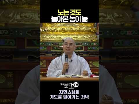노는 것도 능력인 이유ㅋㅋ🔥  #자현스님 #노후우울증 #어른들의삶 #인생조언 #은퇴후삶 #<strong>마음공부</strong>