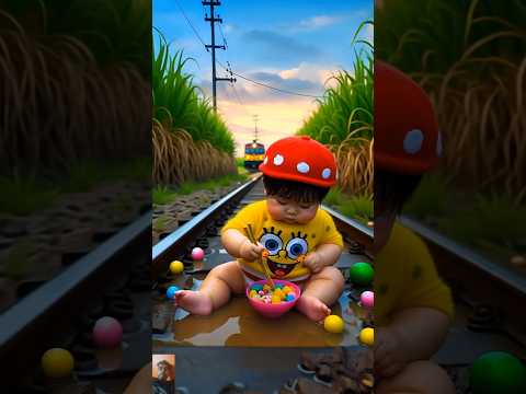 ❤️ evolution of Baby: train attack on baby for food eating 😱#cat #cute #love #shorts jackas gang 07