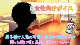 【BL/風邪/咳/受】男子校で人気の可愛い先生が熱で咳が出てるのに元教え子が押しかけてきたら【女性向けボイス/기침 음성/Cough voi