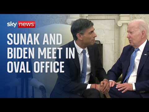 Rishi Sunak and President Biden meet in the Oval Office
