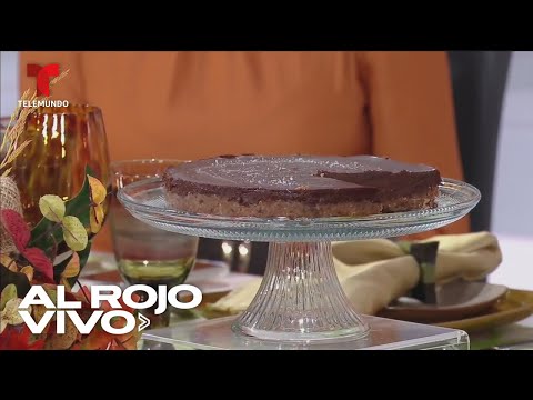 El chef Oropeza prepara una tarta de chocolate express | Al Rojo Vivo | Telemundo